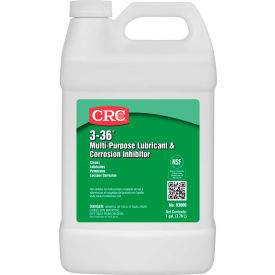 CRC INDUSTRIES INC 3006 CRC 3-36® Multi-Purpose Lubricant & Corrosion Inhibitor, 1 Gallon, Bottle, Petroleum image.