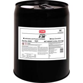 CRC INDUSTRIES INC 3009 CRC 3-36® Multi-Purpose Lubricant & Corrosion Inhibitor, 5 Gallon, Pail, Petroleum image.