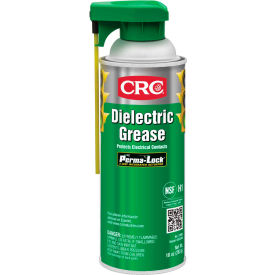 CRC INDUSTRIES INC 3082 CRC Dielectric Grease, 10 Wt Oz, Aerosol, Silicone, Translucent to Opaque image.