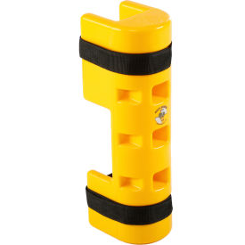 Rack Sentry® Rack Protector with Cutout 3" x 3" Opening 18"H Yellow