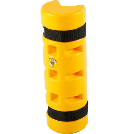 Rack Sentry® Rack Protector Rack End Mounting 3" x 3" Opening 18"H Yellow