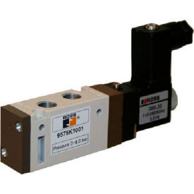 Ross Controls 9576K3001Z ROSS 5/2 Single Solenoid Controlled Directional Control Valve, 110VAC, 9576K3001Z image.