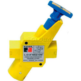 Ross Controls Y1523B6102 ROSS® Manual Pneumatic Lockout Valve With Soft Start Y1523B6102, 1" NPT image.