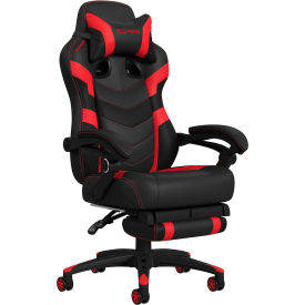RESPAWN 110 Pro Gaming Chair Gaming Chair with Footrest Ergonomic Computer Desk Chair Red 