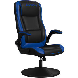 RESPAWN 800 Rocker Gaming Chair Floor High Back Recliner with Armrests Blue 