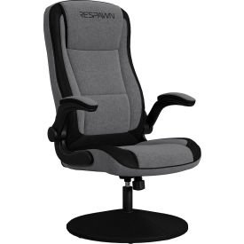 RESPAWN 800 Rocker Gaming Chair Floor High Back Recliner with Armrests Gray Fabric 