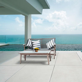 Rta Products Llc O-DK-P013-B DUKAP® Monterosso 2 Piece Outdoor Sofa Seating Set image.