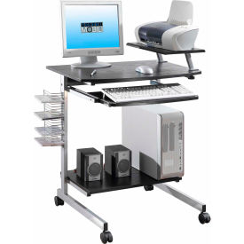 Rta Products Llc RTA-2018-ES18 Techni Mobili Compact Computer Desk, 27-1/2"W x 19"D x 36"H, Espresso image.