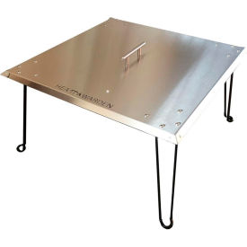 Fire Pit Heat Deflector, Stainless Steel view 2