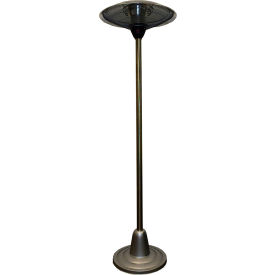 Standing Electric Patio Heater, 1500W, 120V, Stainless Steel view 2