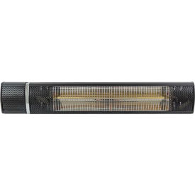 Wall Mount Electric Heater, 1500W, 120V, Black view 2