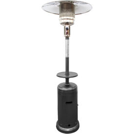 Outdoor Patio Heater, 48000 BTU, Propane, Hammered Silver view 2