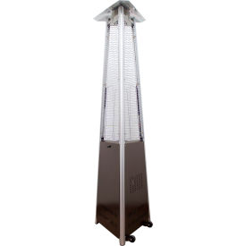 Commercial Glass Tube Patio Heater, 42000 BTU, Propane, Hammered Bronze view 2