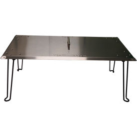 Rectangle Fire Pit Heat Deflector, Stainless Steel view 2