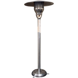 Outdoor Patio Heater, 41000 BTU, Natural Gas, Stainless Steel view 2