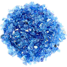 Reflective Fire Glass, 10 lb., Cobalt Blue view 2