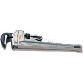 Ridge Tool Company 31090 RIDGID® 31090 810 10" 1-1/2" Capacity Aluminum Straight Pipe Wrench image.