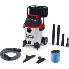 Ridge Tool Company 50353 RIDGID® Wet/Dry Vacuum With Cart, 16 Gallon Cap.  image.