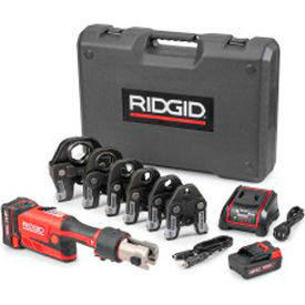 Ridge Tool Company 67178 Ridgid RP 351 Battery Kit w/ProPress Jaws, 1/2" - 2", 18V Li-Ion image.