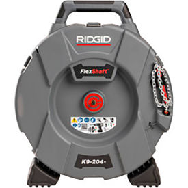 RIDGID® FlexShaft® K9-204+ Drain Cleaning Machine with 70L x 5/16""Dia. Cable 2500 RPM