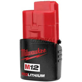 Milwaukee Electric Tool Corp. 48-11-2401 Milwaukee® 48-11-2401 12V Li-Ion M12™ Battery 1.5Ah Compact image.