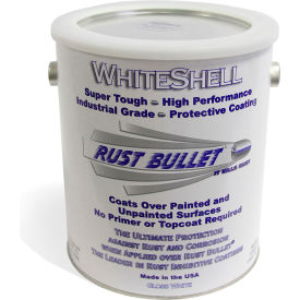 Rust Bullet LLC WSG Rust Bullet WhiteShell Protective Coating and Topcoat Gallon Can WSG image.