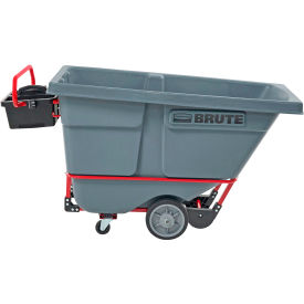 Brute Extra Heavy Duty Tilt Truck 1 Cu. Yd. Cap. 2100 lb. Capacity Gray 