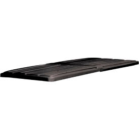 Rubbermaid Commercial Products FG102700BLA Rubbermaid® Hinged Lid for 1-1/2 Cu. Yd. Tilt Truck, Black image.