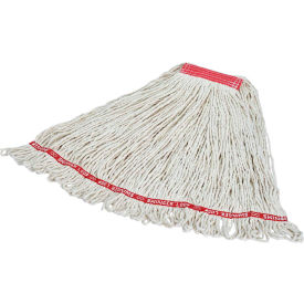 Rubbermaid Commercial Products FGC11306WH00 Rubbermaid® Large Swinger Loop Cotton/Synthetic Wet Mop W/ 1" Headband - FGC11306WH00 image.