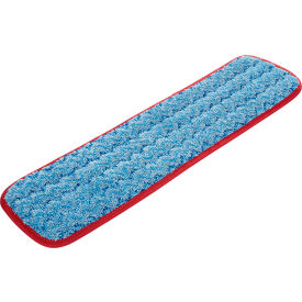 Rubbermaid Commercial Products FGQ41000RD00 Rubbermaid Commercial Products MF Wet Pad 18"/45cm Red, Polyester/Nylon, Red image.