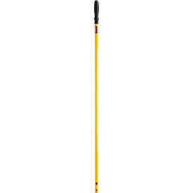 Rubbermaid Commercial Products FGQ75000YL00 Rubbermaid® HYGEN™ 58" Quick Connect Handle, Yellow image.