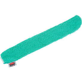 Rubbermaid Commercial Products FGQ85100GR00 Rubbermaid Commercial Products Flexi-Wand Duster Sleeve Replacement, Polyester/Nylon, Green image.