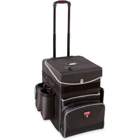 Rubbermaid Commercial Products 1902466 Rubbermaid® Medium Executive Quick Cart 1902466 - Dark Gray image.