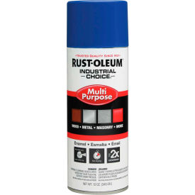 Rust-Oleum Corporation 1624830 Rust-Oleum Industrial Choice 1600 System Gen Purpose Enamel Aerosol, Safety Blue, 12 oz.- 1624830 image.