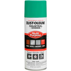 Rust-Oleum Corporation 1633830 Rust-Oleum Industrial 1600 System General Purpose Enamel Aerosol, Safety Green, 12 oz. - 1633830 image.