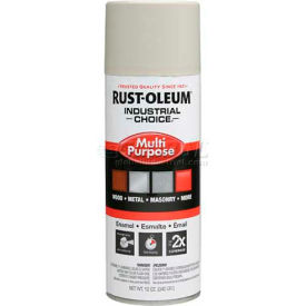 Rust-Oleum Corporation 1672830 Rust-Oleum Industrial Choice 1600 System General Purpose Enamel Aerosol, Almond, 12 oz. - 1672830 image.