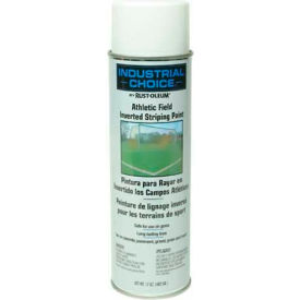 Rust-Oleum Corporation 206043 Rust-Oleum Af1600 System Athletic Field Inverted Striping Paint Aerosol, White image.