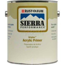 Rust-Oleum Sierra Performance GRIPTEC 0 VOC Acrylic Primer, Hi-Hide White 5 Gallon Pail - 208029