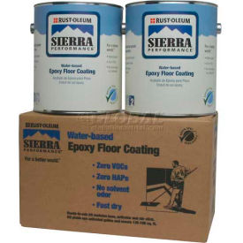 Rust-Oleum Corporation 208084 Rust-Oleum S40 System 0 VOC Water-Based Epoxy Floor Coating, Satin Clear Gallon Can - 208084 image.