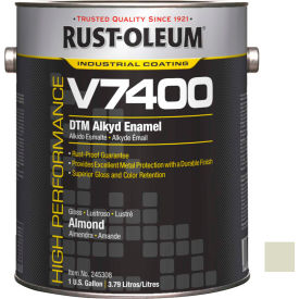 Rust-Oleum Corporation 245308 Rust-Oleum V7400 Series 340 VOC DTM Alkyd Enamel, Almond Gallon Can - 245308 image.