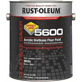 Rust-Oleum Corporation 251289 Rust-Oleum 5600 System 100 VOC Acrylic Urethane Floor Paint, White Gallon Can - 251289 image.