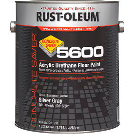 Rust-Oleum 5600 System 100 VOC Acrylic Urethane Floor Paint Silver Gray 5 Gallon Pail - 251293