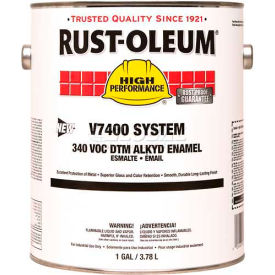 Rust-Oleum Corporation 2766300 Rust-Oleum V7500 Series 450 VOC DTM Alkyd Enamel, High Gloss White 5 Gallon Pail - 2766300 image.