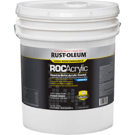 Rust-Oleum® ROCAcrylic 3800 Acrylic Enamel Paint 5 Gallon Pail Gloss Forest Green