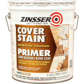 Rust-Oleum Corporation 3550*****##* Zinsser® High Hide Cover-Stain® Primer, 5 Gallon Pail - 3550 image.
