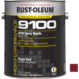 Rust-Oleum Corporation 9165402 Rust-Oleum 9100 System 340voc DTM Epoxy Mastic, Regal Red Gallon Can - 9165402 image.