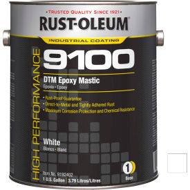 Rust-Oleum Corporation 9192402 Rust-Oleum 9100 System 340 VOC DTM Epoxy Mastic, White Gallon Can - 9192402 image.