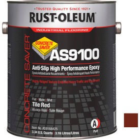 Rust-Oleum Corporation AS9168425 Rust-Oleum AS9100 System 250 VOC Anti-Slip High Perf Epoxy Floor Coat, Tile Red Gal Kit - AS9168425 image.