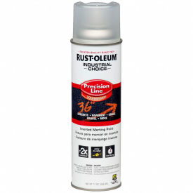 Rust-Oleum M1600 System Solvent-Based Precision-Line Inverted Marking Paint Aerosol, Clr - 1601838V - Pkg Qty 12 Rust-Oleum M1600 System Solvent-Based Precision-Line Inverted Marking Paint Aerosol, Clr - 1601838V - Pkg Qty 12