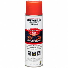 Solvent-Based Precision-Line Inverted Marking Paint Aerosol, Fluor. Red view 2